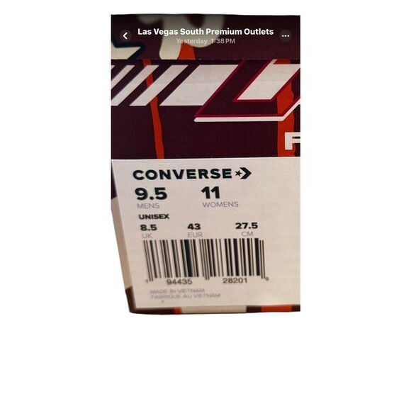 Converse Liverpool F.C. Fastbreak Pro Mid Black Washed Teal A12785C Size 9.5 - Picture 4 of 5